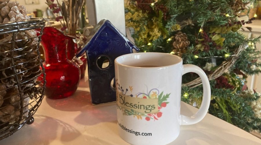 Photo of WB mug with Hickory Bark Brew